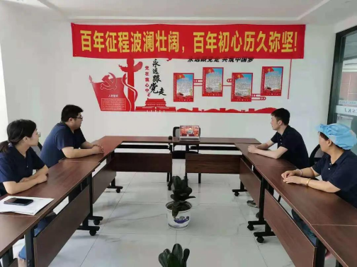 百年华诞 | 江苏占上光电党支部召开主题党日活动